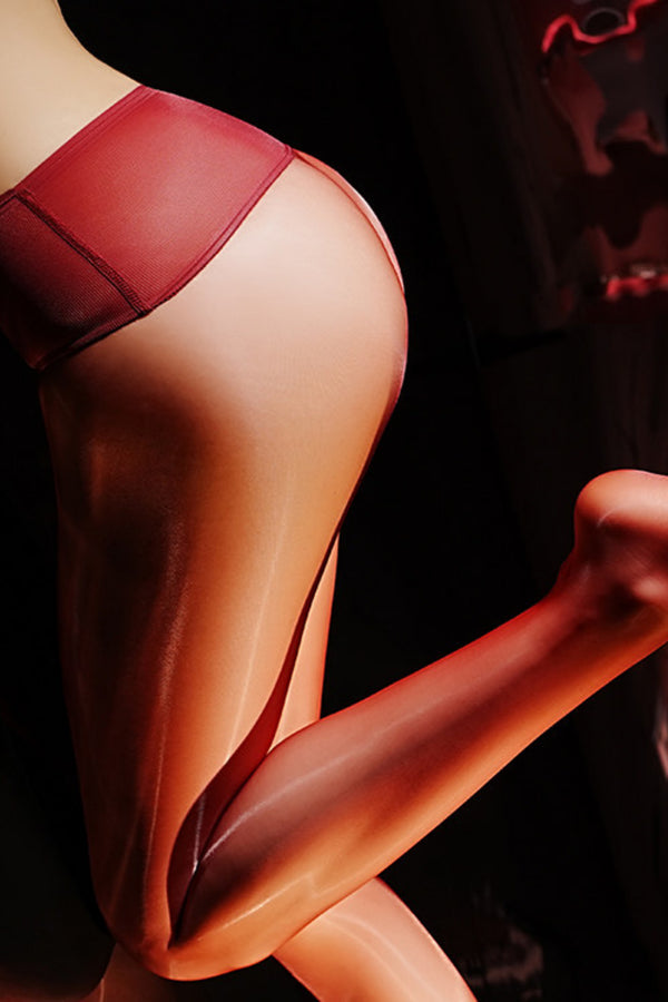 Cherays LIMERENCEM Cherry Jelly Aurora Gloss Seamless No Removal Silky Tights
