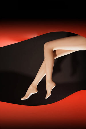 Cherays LIMERENCEM Silky 0.01 No Removal 5D Ultra Sheer Black Tights