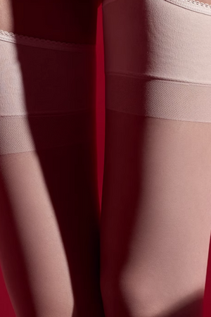 Cherays SK Alice Integrated Lace Garter No Removal Silky Stockings
